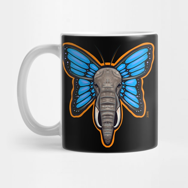 Elephant butterfly by Chillateez 